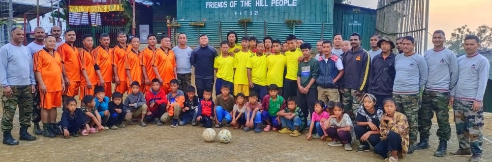 Assam Rifles organised a friendly volleyball match at Chenloisho, Mon district. The match was organised to promote sports at the rural level, a press release stated here. Prizes were distributed to the teams followed by refreshments for observers and teams. (Photo Courtesy: PRO, HQ IGAR (North))
